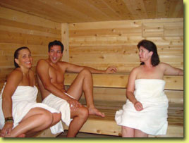 Sauna in the Pool House